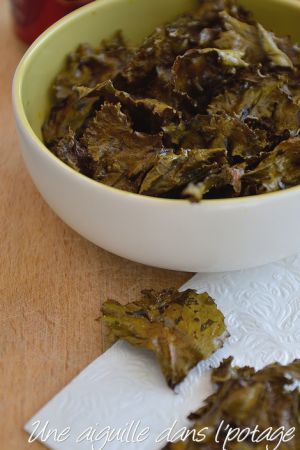 Recette Chips de chou kale (vegan)