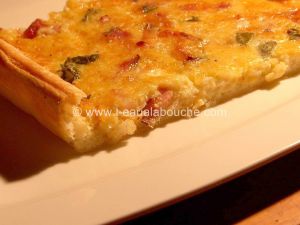 Recette Quiche Fine Au Basilic, Lardons Et Oignons