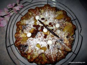 Recette Gâteau breton aux pommes/raisins secs