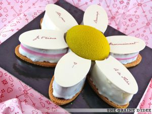 Recette Marguerite - l'Entremet à effeuiller de Vincent Guerlais