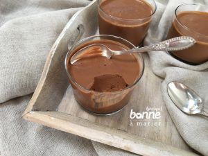 Recette Crèmes au chocolat vegan au potiron {sans sucre, sans crème, sans œuf}