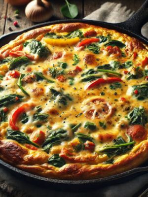 Recette Omelette au four : La frittata aux légumes simple et rapide