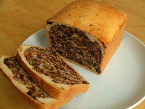 Recette Pain de fruits (poires, figues, pruneaux, amandes, noix), vegan, sans laitages