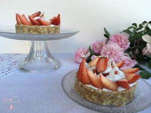 Recette Tarte fraises-coco 100% crue et vegan {Foodista Challenge #18}