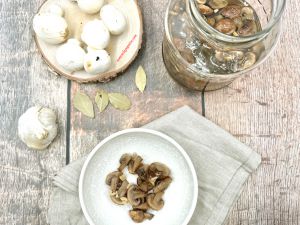 Recette Bocal de champignons