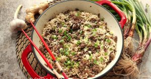 Recette Nouilles ramen au bœuf et aux oignons