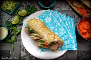 Recette Bánh mi "Sandwich baguette Vietnamien" (Foodista challenge #8)