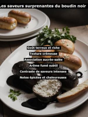 Recette Boudin noir avec des associations étonnantes