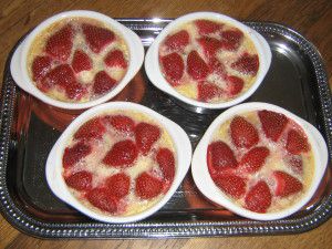 Recette Gratin de fraises