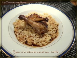 Recette Pigeon à la bière et son risotto