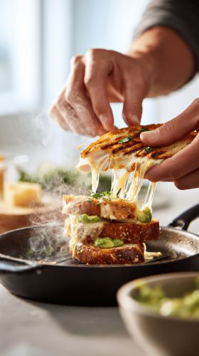 Recette Cheesy Chicken Avocado Melt: Your New Go-To Comfort Meal