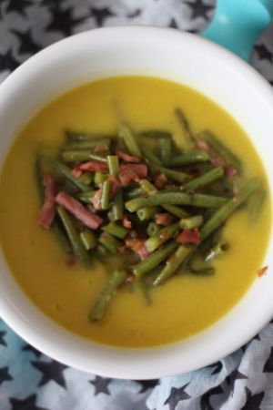 Recette Soupe de patate douce & carottes, version soupe-repas