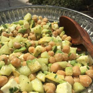 Recette Salade de pois chiches à l’avocat