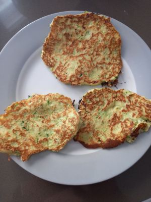 Recette Galettes de courgettes