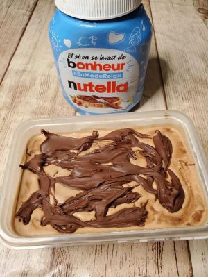 Recette Crème glacée au Nutella