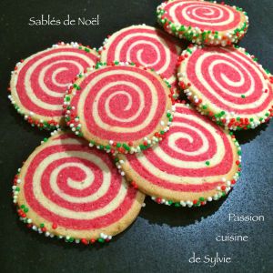 Recette Sablés aux couleurs de Noël