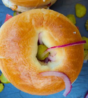 Recette Bagels au jambon de parme