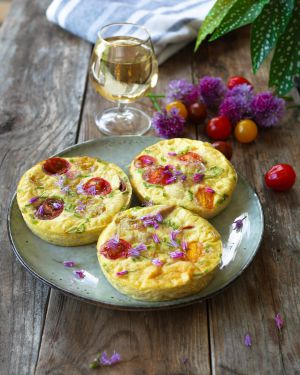 Recette Clafoutis au thon et tomates cerises