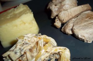 Recette Filet mignon de porc aux champignons