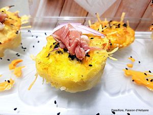 Recette Nid de pommes de terre, fromage raclette et jambon