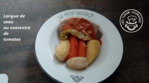 Recette Langue de veau sauce au concentré de tomates (cookéo)