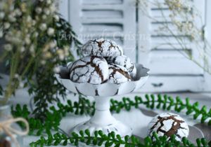 Recette Crinkles biscuit Craquelé au Chocolat (bredele)