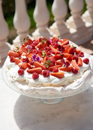 Recette Pavlova aux fraises