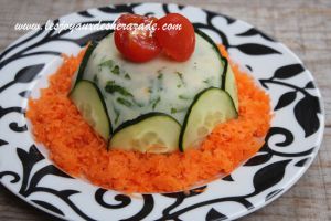 Recette Salade composée de riz et pommes de terre