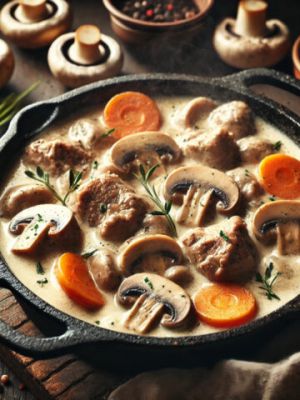 Recette Secret d’une blanquette de veau au vin onctueuse et savoureuse