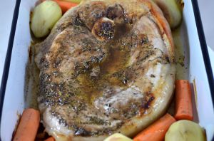 Recette Rouelle de porc marinée à l’huile d’olive et vinaigre balsamique