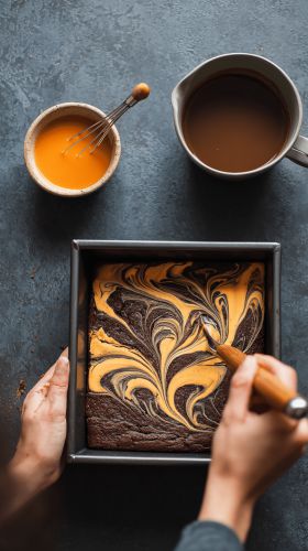 Recette Pumpkin Cheesecake Swirl Brownies: Fall’s Best Flavor Fusion