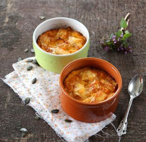 Recette Gratin de courge au riz