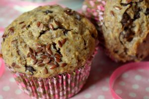 Recette Muffins au chocolat et aux graines de lin {vegan}