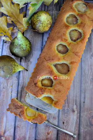 Recette Tarte – Tarte madeleine aux amandes et poires façon bourdaloue