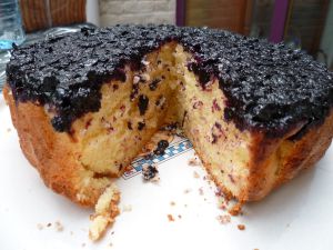 Recette Blueberry cake ou cake à la myrtille