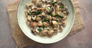 Recette Champignons au boursin