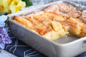 Recette Clafoutis aux pommes facile : Recette sans gluten