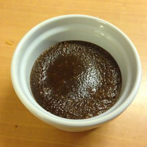 Recette Mi-cuit au chocolat noir, lavande et fève Tonka