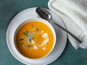 Recette Soupe onctueuse à la courge doubeurre