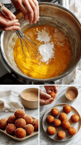 Recette Tasty Pumpkin Donut Holes: Fall’s Irresistible Snack in 30 Mins
