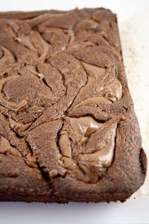 Recette Brownie Marbré au Nutella