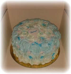 Recette Ombre Cake - Rose Cake - Frozen