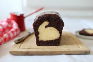 Recette Gâteau caché au chocolat « Lapin de Pâques »