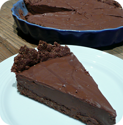 Recette Tarte au chocolat (vegan, ig bas)