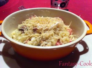 Recette Risotto champignons jambon (Thermomix)