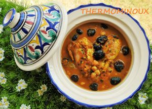 Recette Tajine de poulet a la marocaine (thermomix)