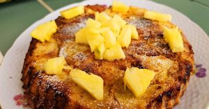 Recette Gâteau à l'ananas au Ninja AirFryer