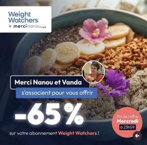 Recette Super promo WeightWatchers +15 € remboursés sur votre nouvel abonnement