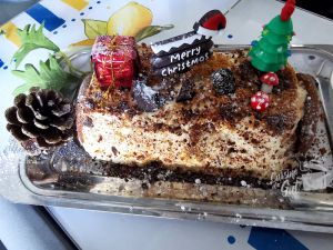 Recette Bûche de Noël façon Tiramisu aux spéculoos