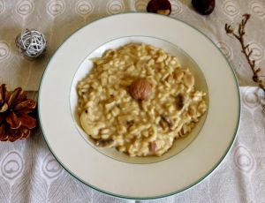 Recette Risotto crémeux aux marrons et champignons